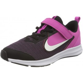Girls' Fashion Shoes Athletic | Nike Unisex-Child Kids Downshifter 9 Pre School Velcro Running Shoe