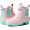 Girls' Fashion Shoes Boots | HUNTER Girl's Original Chelsea Little Kid Big Kid Azalea Pink Wild Mint 3 Little Kid M