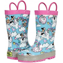 Girls' Fashion Shoes Boots | Western Chief Unisex-Child Minnie Unicorns Dreams Rain Boots Toddler Little Kid