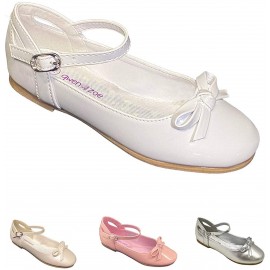 Girls' Fashion Shoes Flats | Gwen & Zoe Girl Dress Flats Shoes for Weddings Christmas First Communion Easter Flower Girl Big and Little Girl Flats Toddler Kids Ballet Flats with Strap