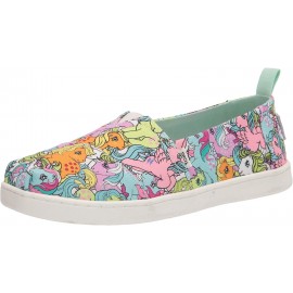 Girls' Fashion Shoes Loafers | TOMS Unisex-Child Alpargata My Little Pony Sneaker