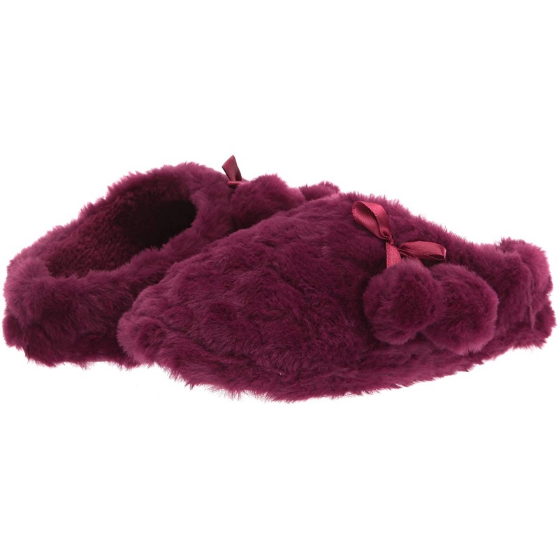 Girls' Fashion Shoes Slippers | Jessica Simpson Girls Plush Slip-On Clogs Comfy Memory Foam Slipper House Shoe with Cute Hearts and Pom Poms for Kids