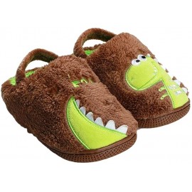 Girls' Fashion Shoes Slippers | Mikitutu Toddler Boys & Girls Cute Dinosaur Slippers Kids Winter House Shoes