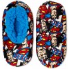 Boys' Fashion Shoes Slippers | High Point Designs Superman DC Boys Fuzzy Babba Slipper Socks Size Small Medium 8-13 Blue Red