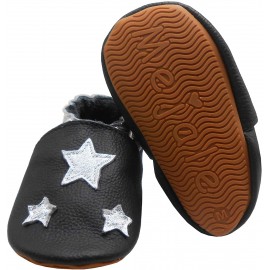 Boys' Fashion Shoes Slippers | Mejale Baby Rubber Sole Shoes Boy Girl Infant Crawling Toddler Moccasins Leather Walking Anti-Slip Newborn Mini Kids Crib Boots