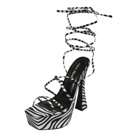 Women Sandals | Public Desire Strap Sandals 'ENDLESS POTENTIAL' in White - NK01934