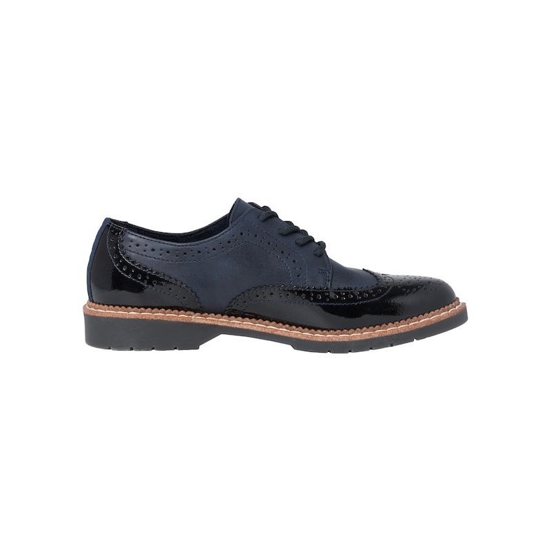 Women Low shoes | s.Oliver Lace-Up Shoes in Navy, Night Blue - HT57210